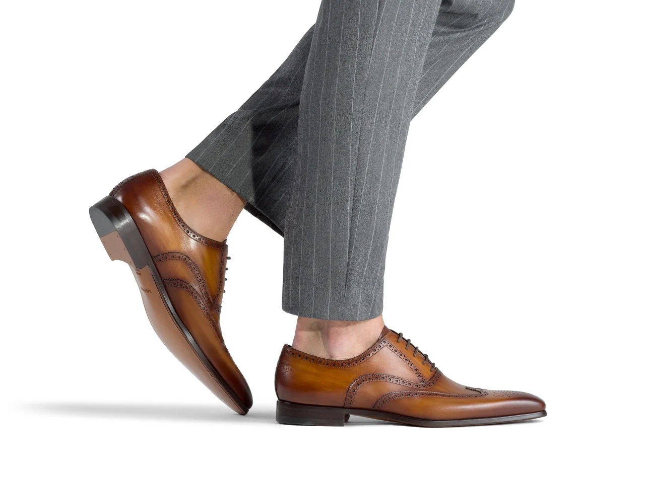 Stud Tan Oxford Shoes - Image 3