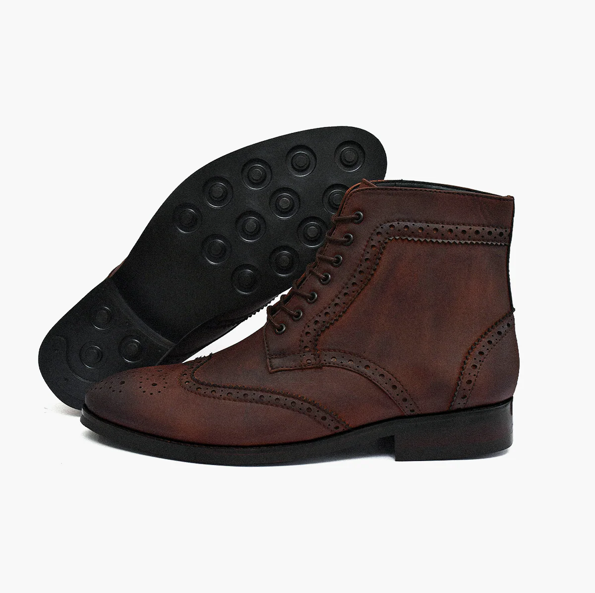 Vanguard Burgundy Boots - Image 4