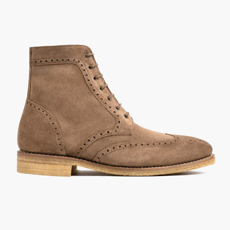 Vanguard Camel Suede Boots - Image 3