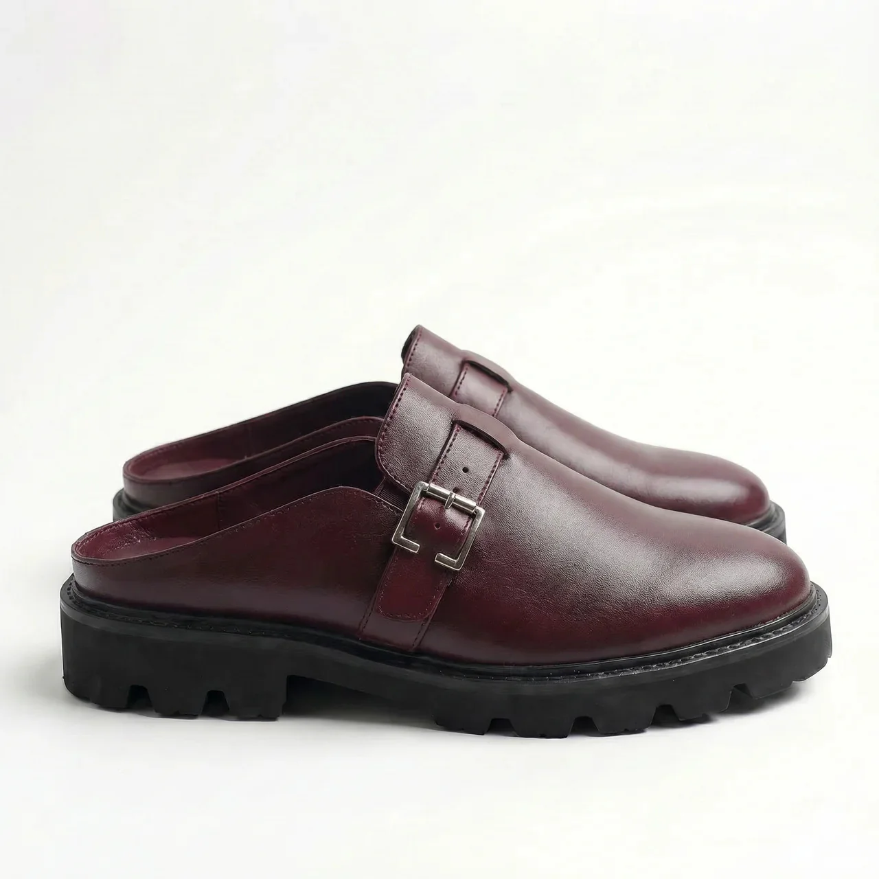 VB Velaro Burgundy Mules - Image 2